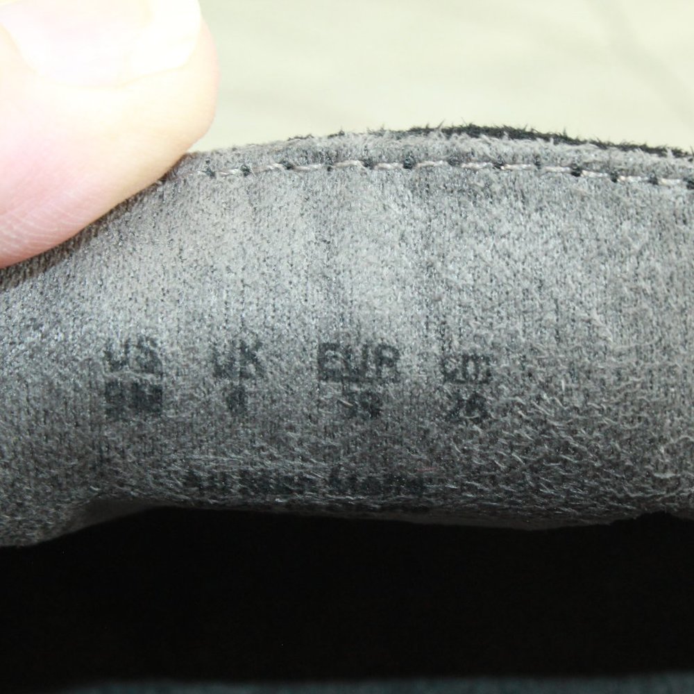 DR. SCHOLLS Black Leather Slides Slip On Flat Loafer Shoes Size 9 M - Picture 8 of 9